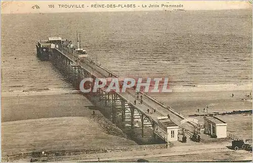 Cartes postales Trouville  Reine des Plages La Jetee Promenade