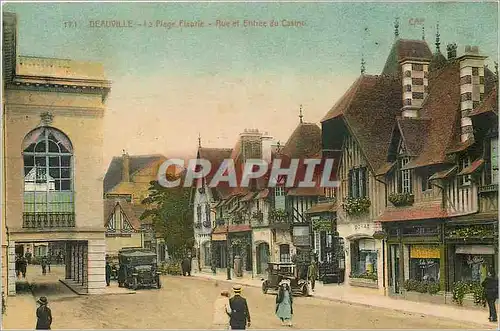 Ansichtskarte AK Deauville Eglise Saint Augustin Le Square