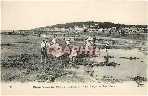 Ansichtskarte AK Deauville La Plage Fleurie Bateau Barque