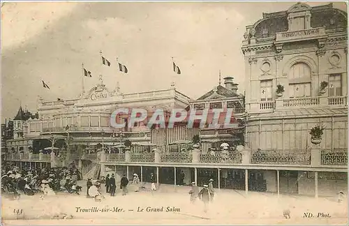 Ansichtskarte AK Deauville Le Casino et les Jardins