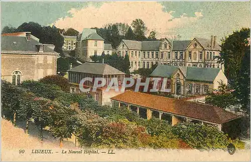 Cartes postales Lisieux La Place Thiers l'Hotel des Postes