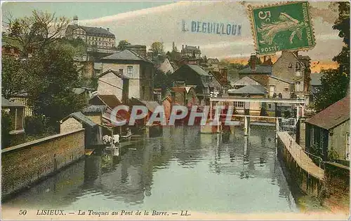 Cartes postales Lisieux Le Touques au Pont de la Barre Lavoir