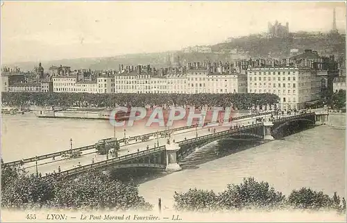 Cartes postales Lyon Le Pont Morand et Fourviere