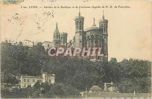 Ansichtskarte AK Lyon Abside de la Basilique et de l'ancienne Chapelle de ND de Fourviere