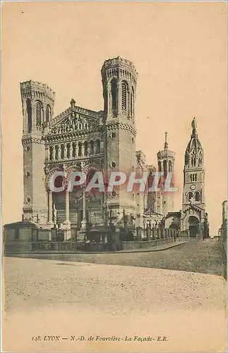 Ansichtskarte AK Lyon ND de Fourviere La Facade