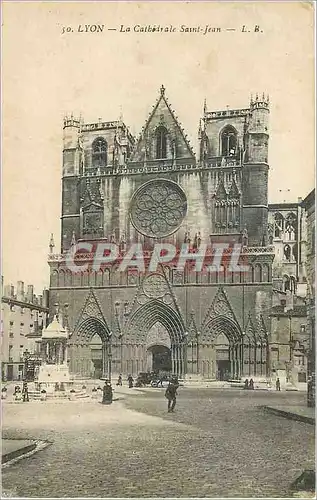 Cartes postales Lyon La Cathedrale Saint Jean