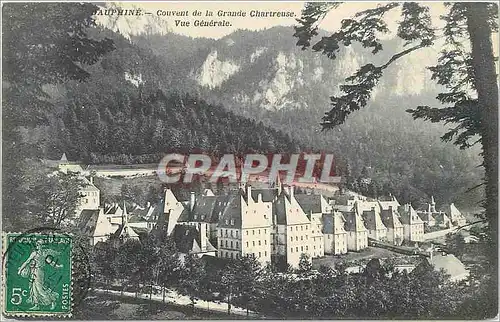 Cartes postales Dauphine Couvent de la Grande Chartreuse Vue generale