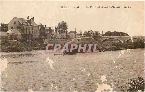 Cartes postales Le Pont et Quai Bellevue Blere