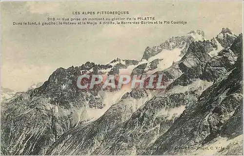 Ansichtskarte AK Les Alpes Pittoresques Vue prise en montant au glacier de la Pilatte