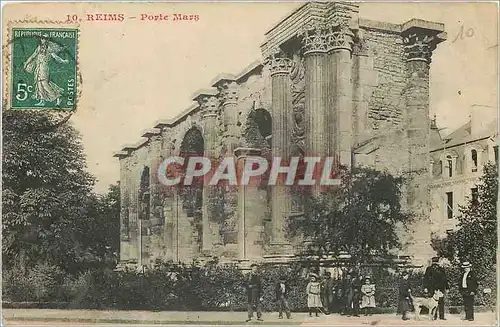 Cartes postales Reims Porte Mars