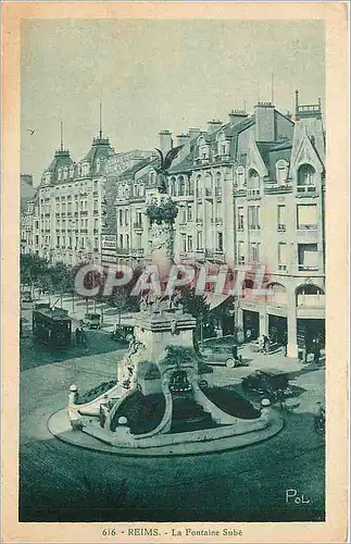 Cartes postales Reims La Fontaine Sube