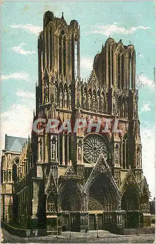 Cartes postales Reims Cathedrale