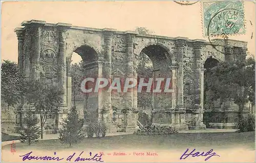 Cartes postales Reims Porte Mars