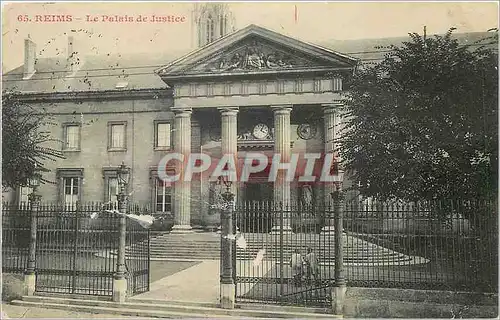 Ansichtskarte AK Reims Le Palais de Justice