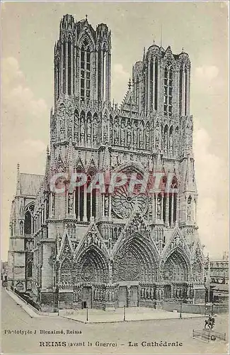 Cartes postales Reims avant la Guerre La Cathedrale