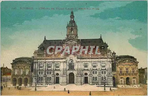 Cartes postales Roubaix L'Hotel de Ville