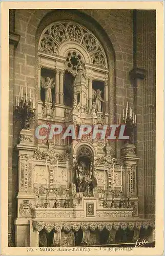 Cartes postales Sainte Anne d'Auray L'Autel privilegie