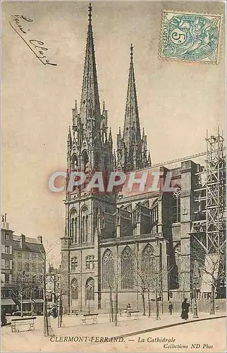 Cartes postales Clermont Ferrand La Cathedrale