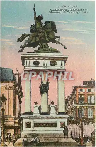 Cartes postales Clermont Ferrand Monument Vercingetorix