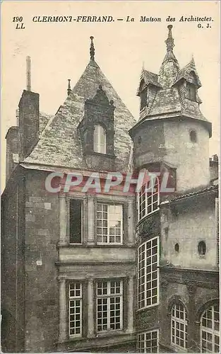 Cartes postales Clermont Ferrand La Maison des Architectes