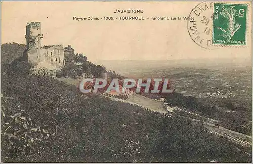 Cartes postales Puy de Dome Tournoel Panorama sur la Vallee