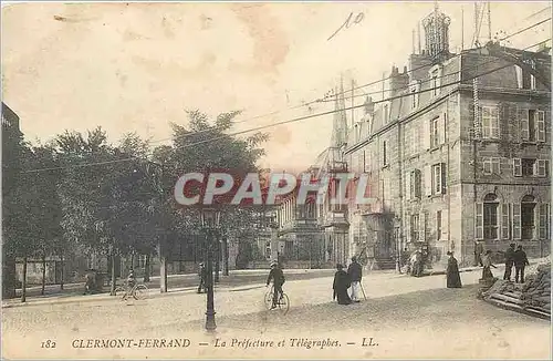 Cartes postales Clermont Ferrand La Prefecture et Telegraphes