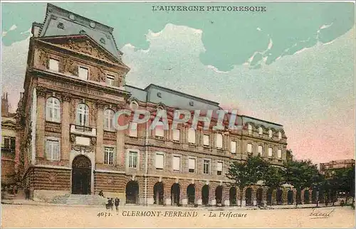 Cartes postales Clermont Ferrand Place Prefecture