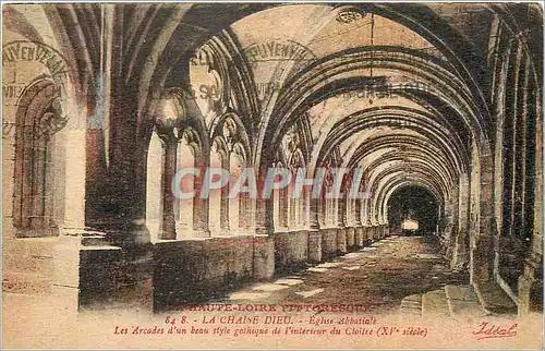 Cartes postales La Chaise Dieu Eglise Abbatiale