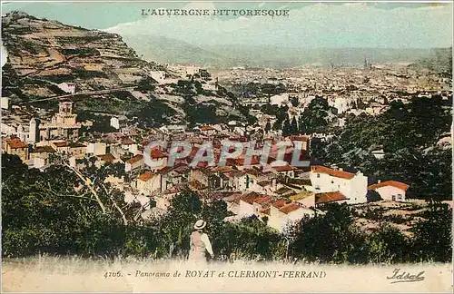 Cartes postales Panorama de Royat et Clermont Ferrand