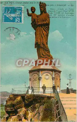 Cartes postales Le Puy Statue colossale de ND de France