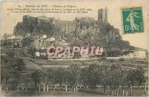 Ansichtskarte AK Environs du Puy Chateau de Polignac