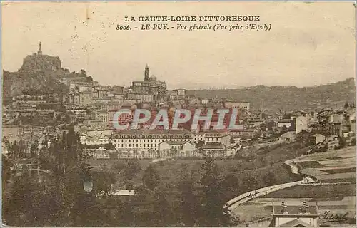 Cartes postales Le Puy  Vue Generale Vue prise d'Espaly