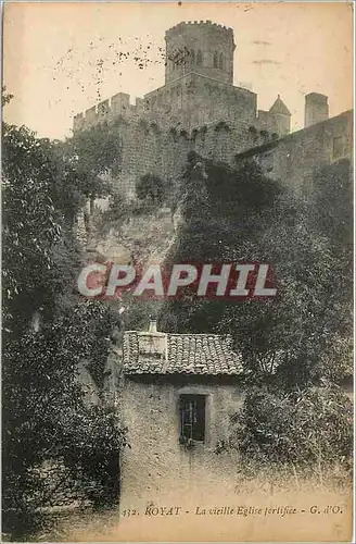 Ansichtskarte AK Royat La Vieille Eglise fortifiee