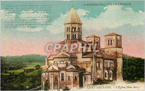 Cartes postales Saint Nectaire L'Eglise Mon hist