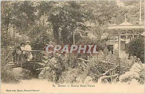 Cartes postales Royat Source Saint Victor