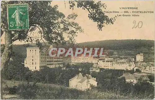 Cartes postales Chatelguyon Les Grands Hotels