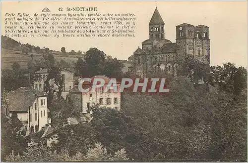 Cartes postales St Nectaire Celle Eglise