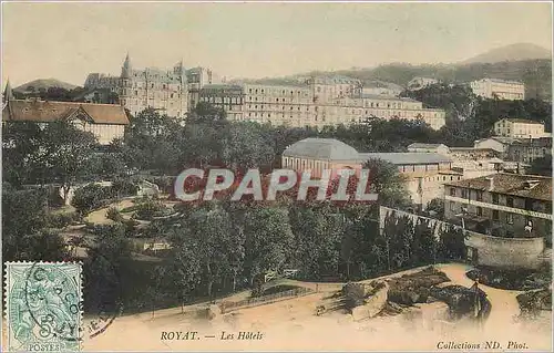 Cartes postales Royat Les Hotels