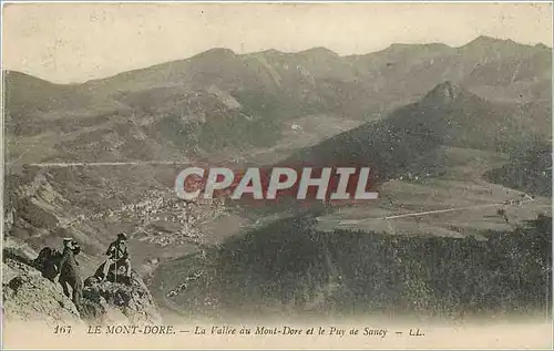 Cartes postales Le Mont Dore La Vallee du Mont Dore et le Puy de Sancy