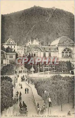 Ansichtskarte AK La Bourboule Le Casino et le Funiculaire