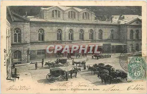 Cartes postales Mont Dore Etablissement des Bains