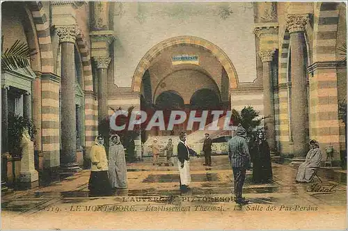 Cartes postales Le Mont Dore Etablissement Thermal La Salle des Pas Perdus