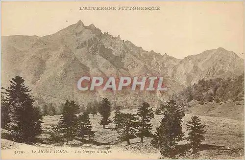 Cartes postales Le Mont Dore Les Gorges d'Enfer