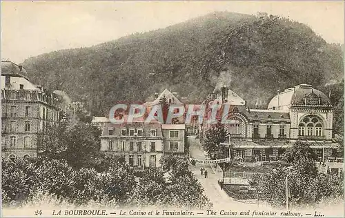 Cartes postales La Bourboule Le Casino et le Funiculaire