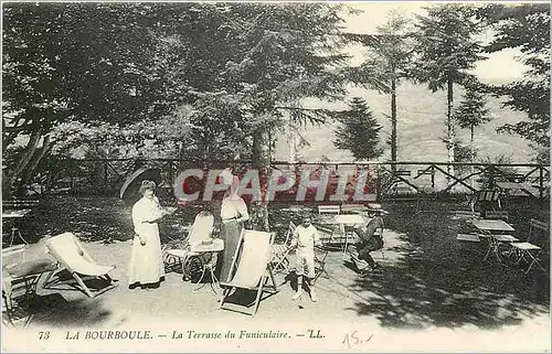 Ansichtskarte AK La Bourboule La Terrasse du Funiculaire