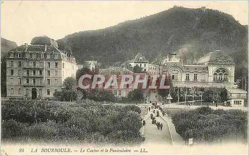 Ansichtskarte AK La Bourboule Le Casino et le Funiculaire