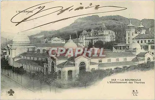 Cartes postales La Bourboule L'Etablissement des Thermes