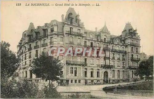 Cartes postales La Bourboule Grand Hotel de la Metropole