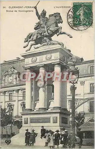 Cartes postales Clermont Ferrand Statue de Vercingetorix