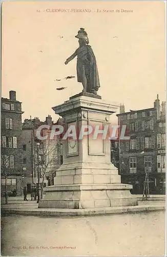 Cartes postales Clermont Ferrand La Statue de Desaire